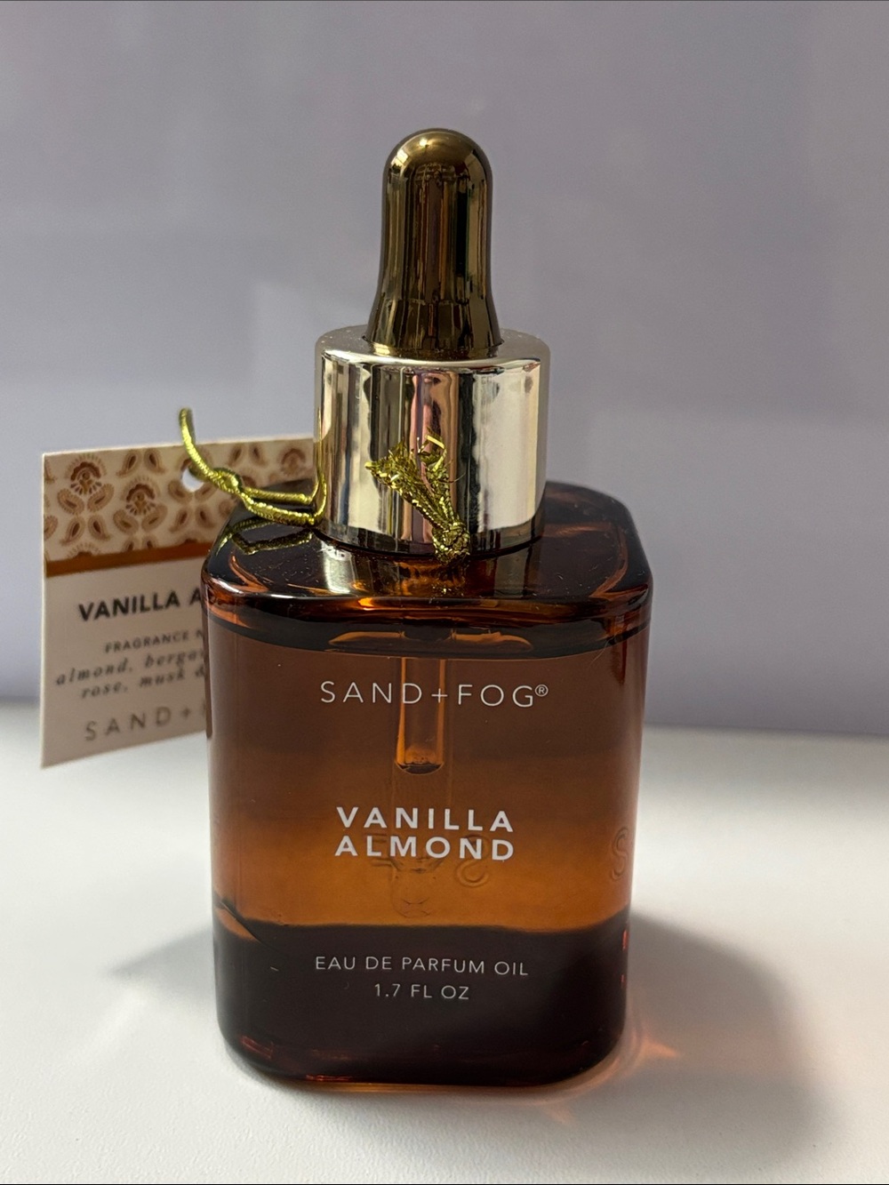 Sand + Fog Vanilla Amber 1.7 dropper